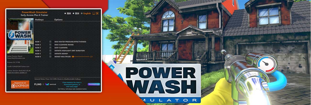 Powerwash Simulator Trainer Fling Vladislay Streamer Grafico Blogger